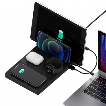 X-12Magsafe wireless charger supports 2 mobile phones, watches, tablets, headsets, computers, multi-function wireless chargers