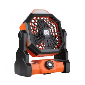 Cross-border New Products Outdoor Fan Stepless Speed Adjustable Fan Portable High Wind Rechargeable Fan Camping Lighting