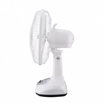 Hot Selling 12inch Rechargeable Table Solar Fan DC Solar Fans USB Charge Desk Fan with Led Light