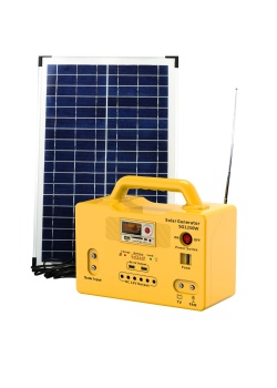 Mini Outdoor Camping 20W 50W solar panel 20AH lead acid battery 1000W load power portable power station solar energy system