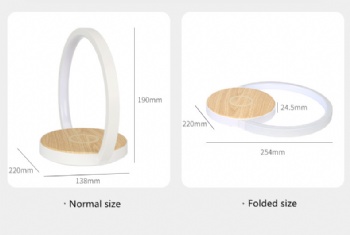 热销10W无线充台灯折叠灯头触摸感应调光床头夜灯