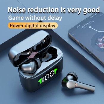 9D Stereo J5 Headphone True Wireless Led Display Headset