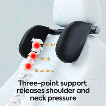 Adjustable Side Headrest Sleep Pillow Memory Foam car neck pillow headrest for kids and adult A10